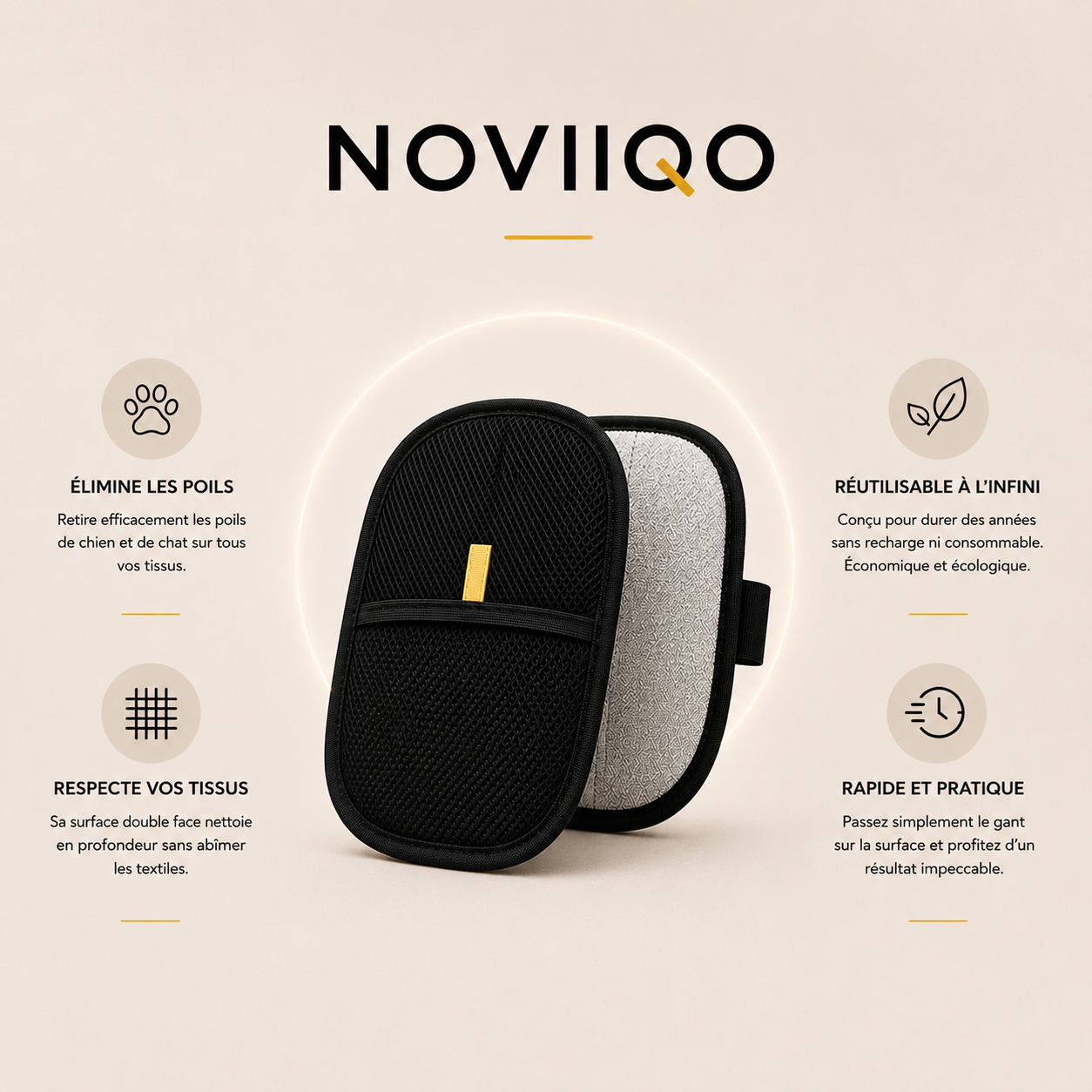 Gant anti-poils - NOVIIQO™
